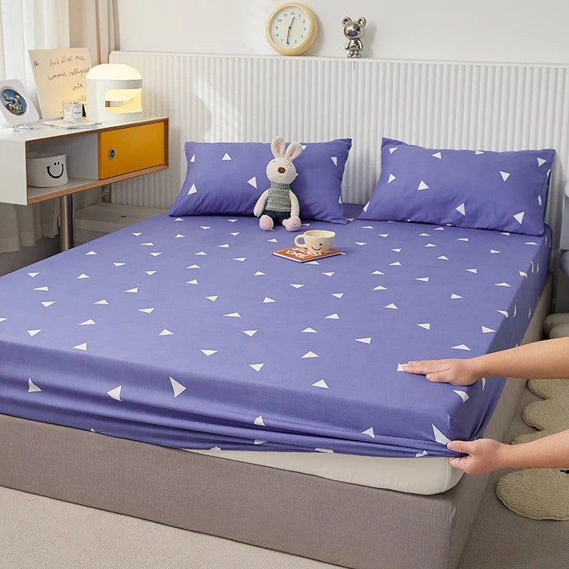 Bluejw Sunny Textile Skincare Cotton Fitted Sheets for Beds Waterproof Fitted Sheet - Image 1